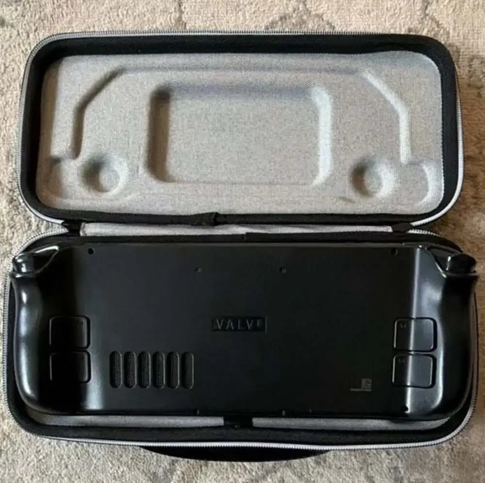 Valve Steam Deck LCD Handheld Gaming Console with Carrying Case